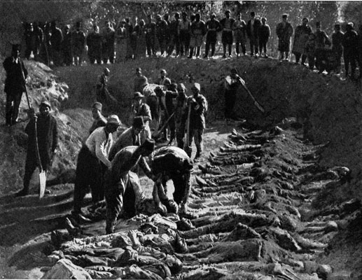 Mass grave in Erzurum, 1895